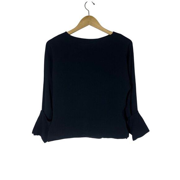 Toteme Como Blouse Womens Size S Minimalist Split Back Top Capsule Quiet Luxury - Picture 1 of 9